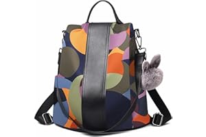 CHARMORE Women Backpack Purse Waterproof Nylon Anti-theft Rucksack Shoulder Bags