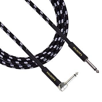 Kadence Guitar Cable with TRS 6.5mm Jack/Jack 90o 5M