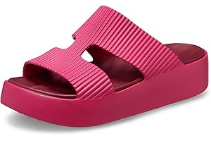 Crocs Women's Getaway Platform H-Strap Sandals Wedge for Women