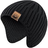 UAMOEI Baby Winter Hat Kids Knit Beanie with Ears Girls Warm Hats for Boy Toddler Beanies Earflap Girl Infant Hat