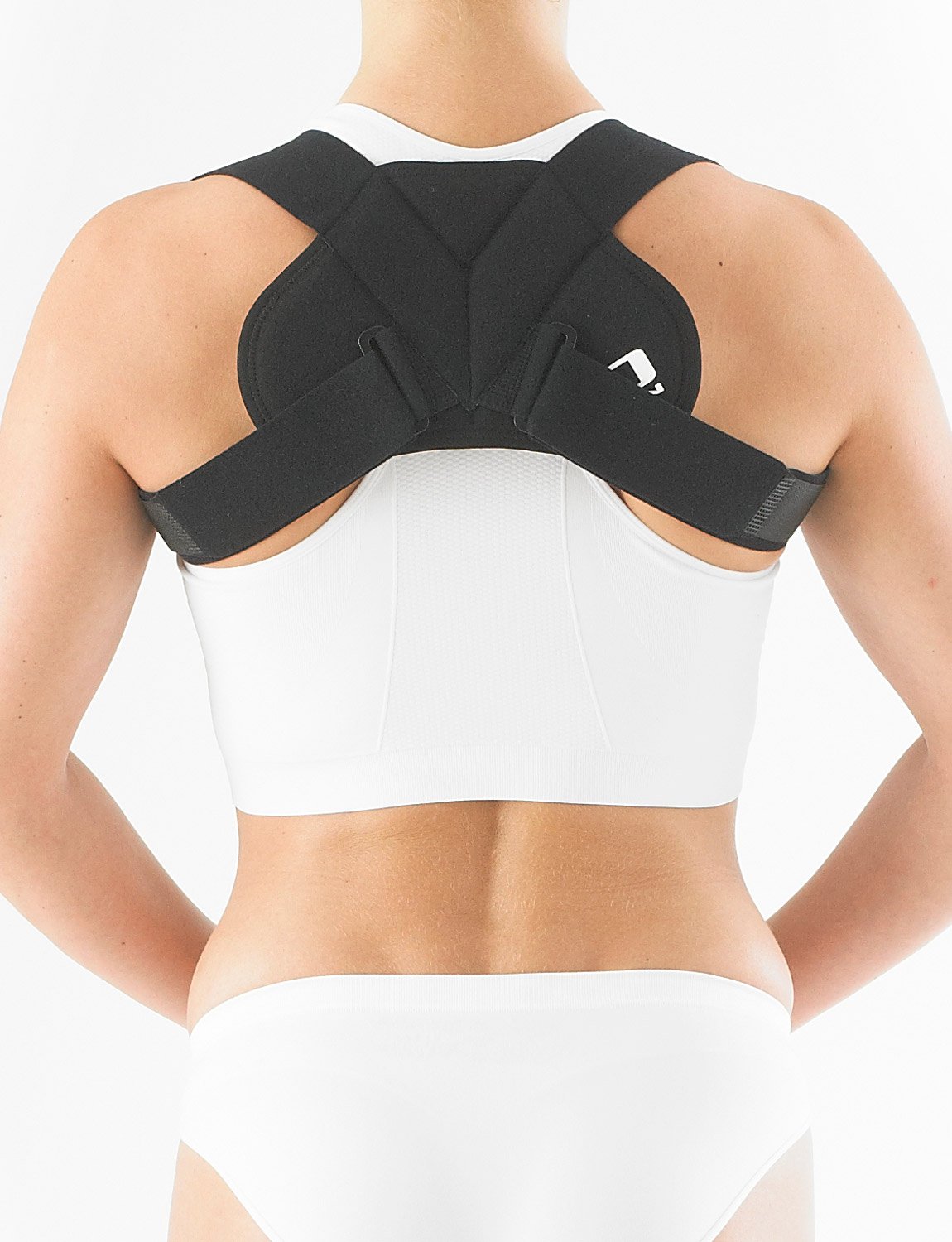 Neo-G Light Clavicle Support - For Discreet & Comfortable Posture Alignment, Pain Relief, Muscular Aches, Rehab - Fully Adjustable - Class 1 Medical Device (Large)