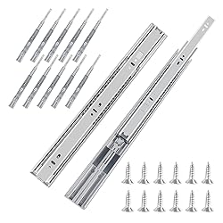 20 inch Soft Close Drawer Slides 6 Pairs Ball