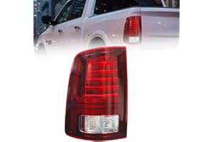 Left Driver Outer LED Tail Light Assembly Compatible with 2013-2018 Ram 1500 2014-2018 Ram 2500 3500 Rear Taillight Signal Re