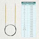 KnitPro Zing Fixed Circular Needles 40" 100cm 3.50mm view 4