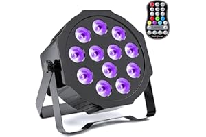 Rechargeable Par Lights Uplights RGBWA+UV 6-in-1 LED Battery Powered Stage Lights, HOLDLAMP DJ Lights Sound Activated with Remote & DMX Control for Festival Party Event Wedding Bar Church
