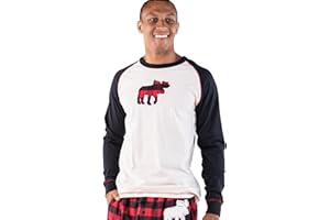 Lazy One Pajama Shirts for Men, Short and Long Sleeve Men's Pajama Tops, Lounge Tees, Funny Mens T-Shirts, Cotton Shirt