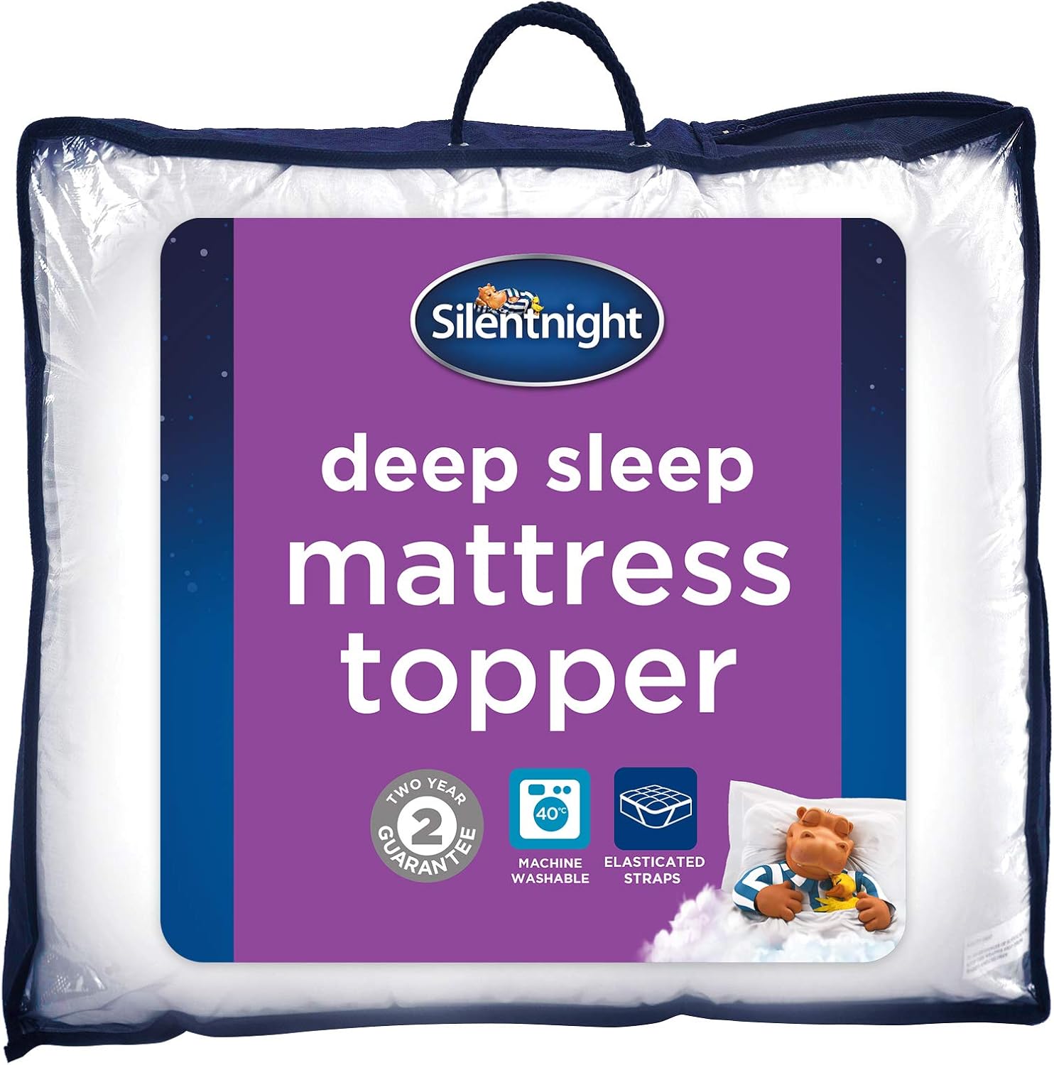 Silentnight Deep Sleep Mattress Topper, White, King Amazon.co.uk