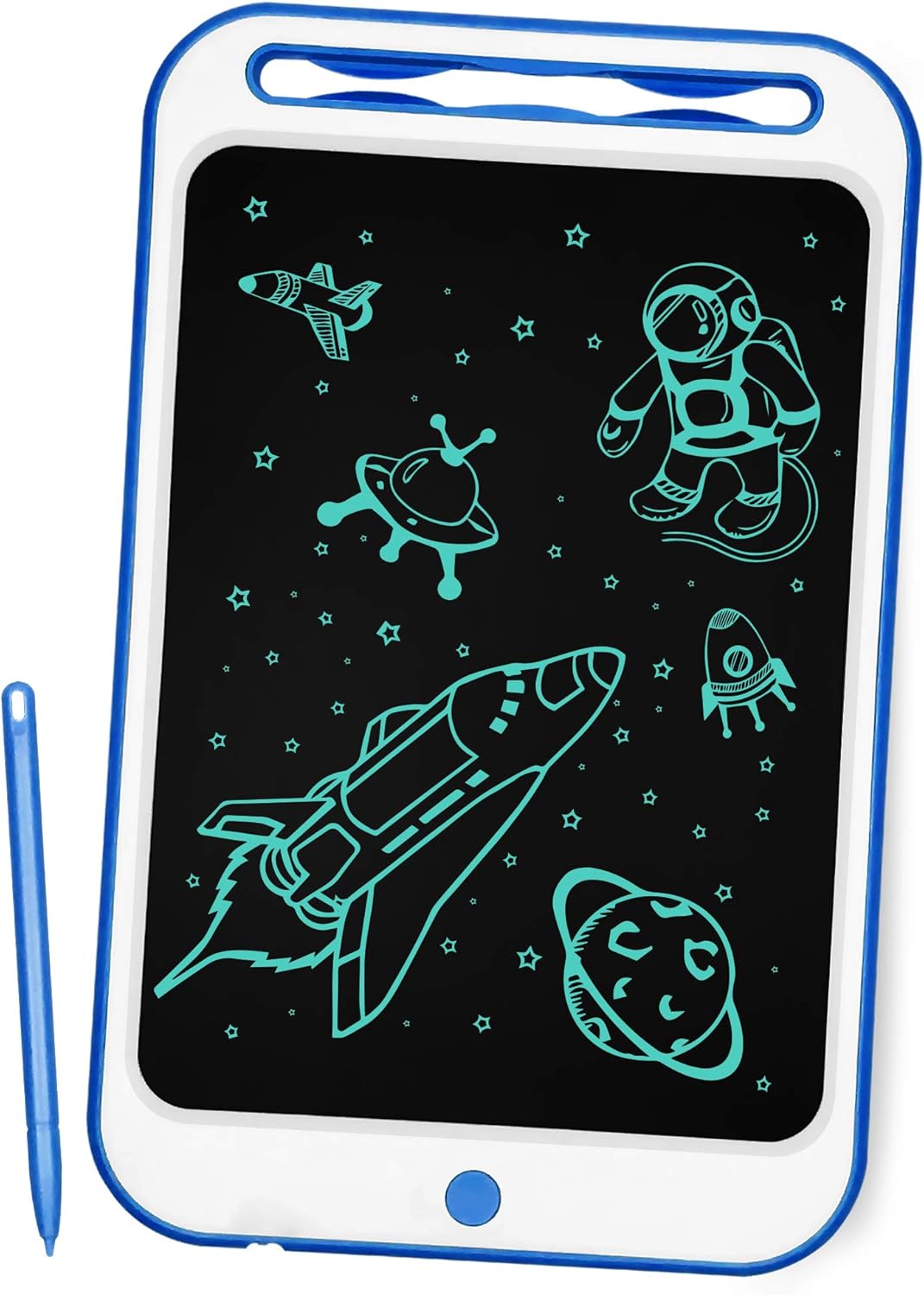 Richgv LCD Writing Tablet, 10 inches Electronic Graphic Tablet, Writing & Drawing Doodle Board with Memory Lock for Home, School,Office, Blue