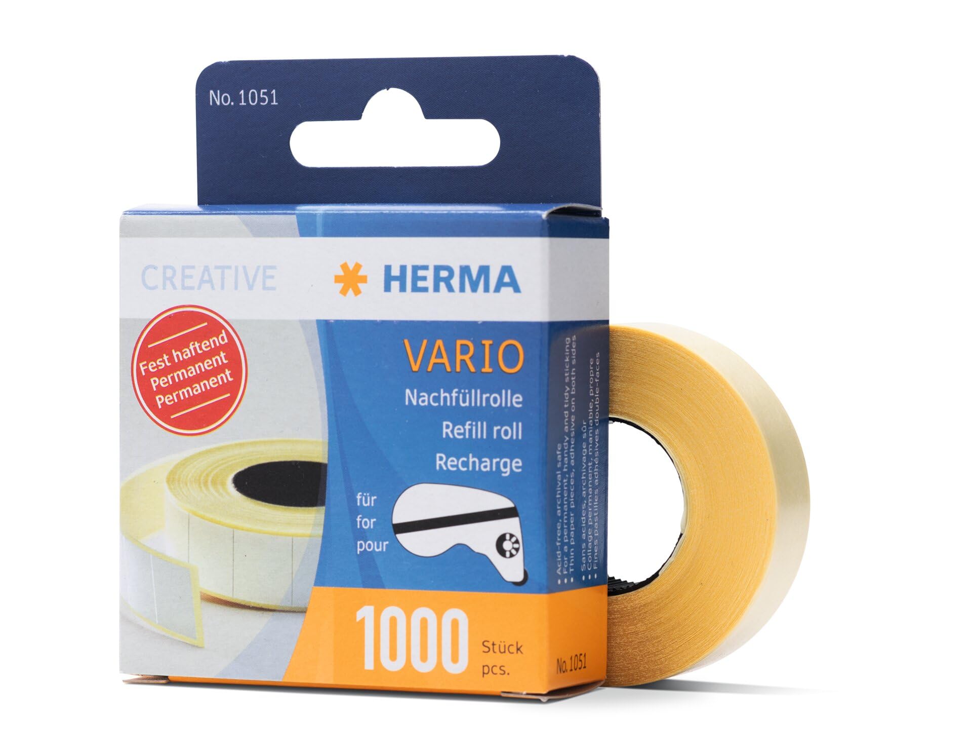 Herma Vario refill pack permanent 1000 paper stickers (1051)