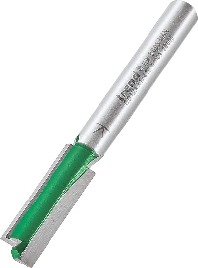 Trend Trend CraftPro Straight Router Cutter Bit 1/4 Shank 8mm Ø 25mm