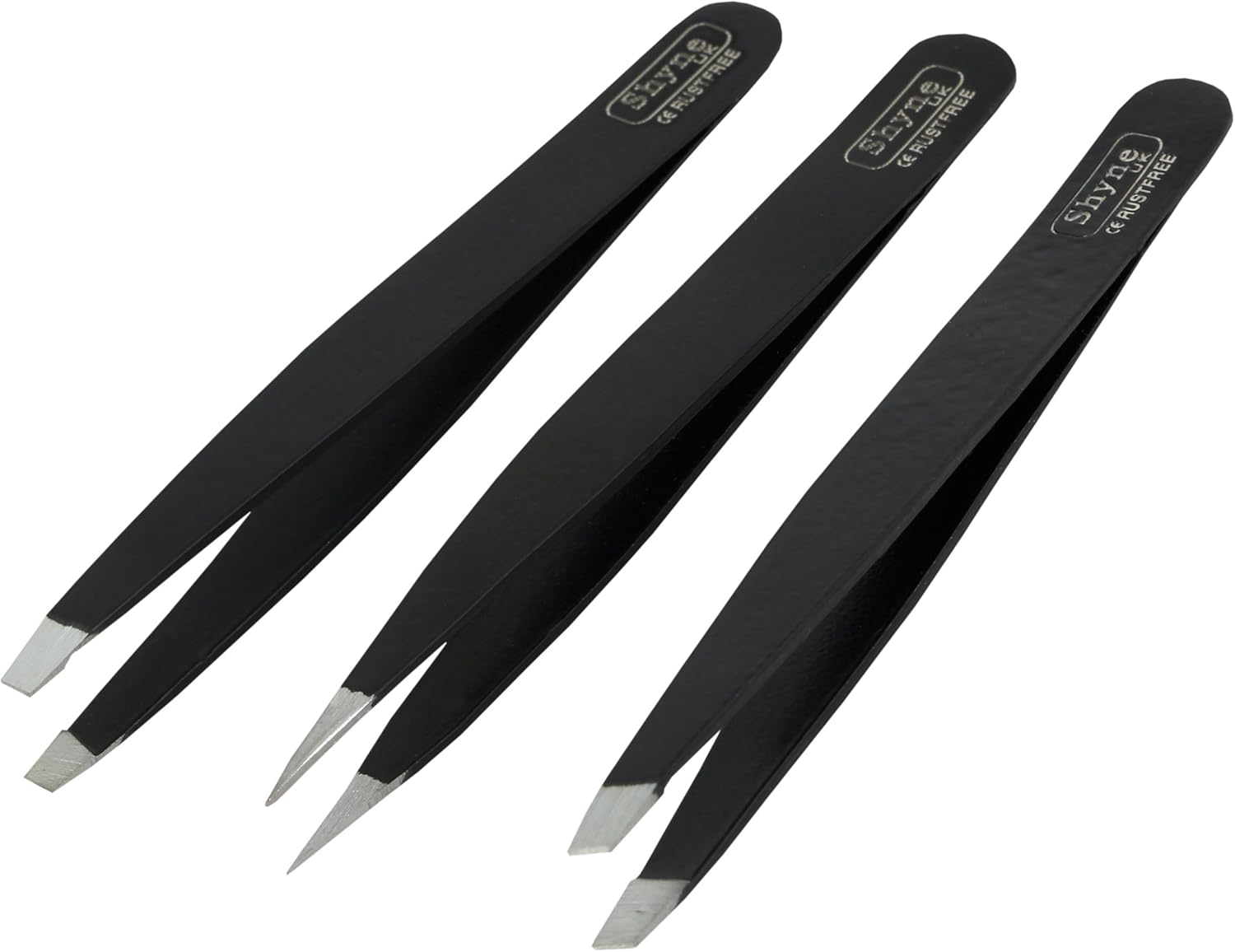 GERMAN Eyebrow Tweezers Hair Tweezers Slanted Straight