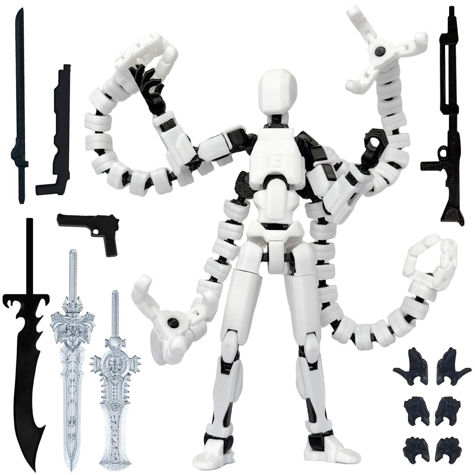 Already Assembled T13 Action Figure Accessories,T13