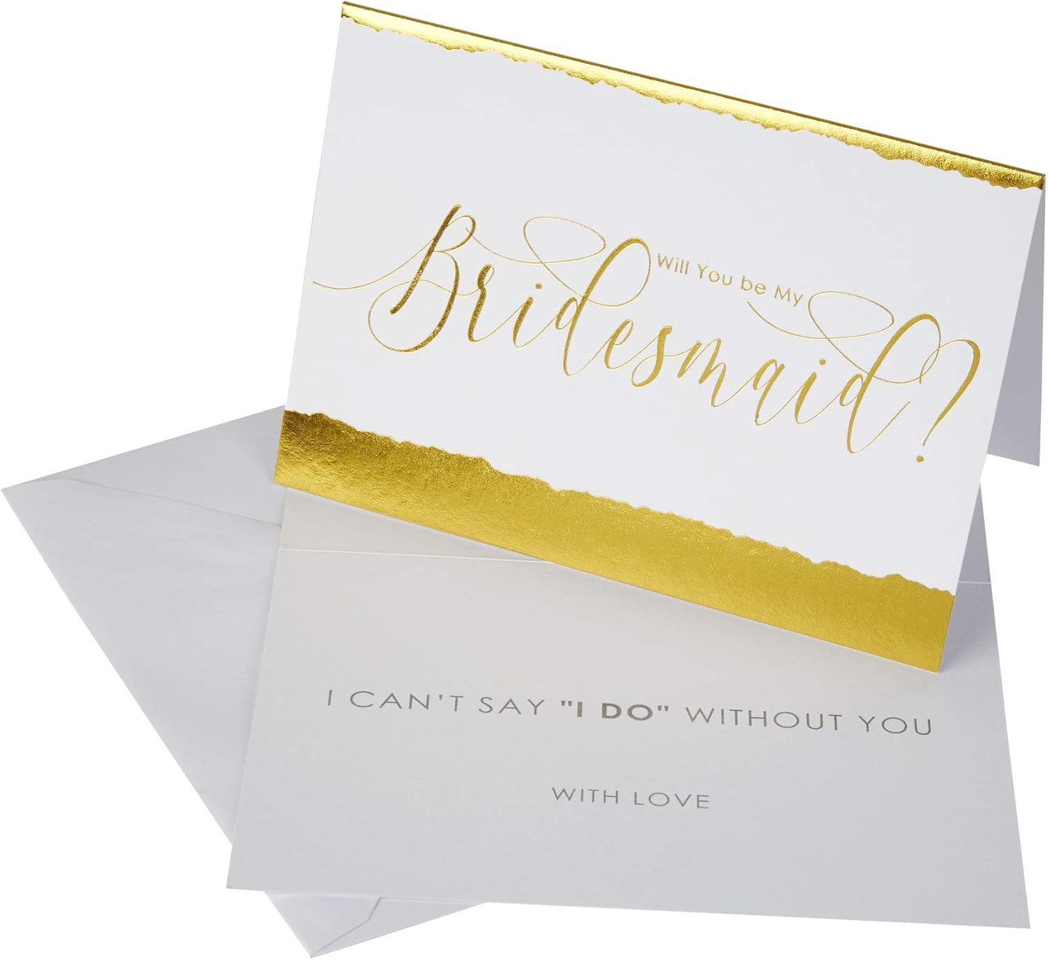 Neviti 776643 Bridesmaid Cards, White/Gold - Image 4