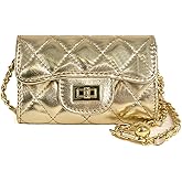 LXHSLJN Mini Purse for Women Crossbody Chain Bag with Adjustable Strap Compact Size Waterproof Leather Small Handbag for Daily Outing Party Travel