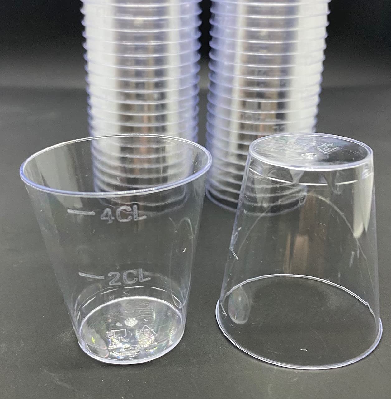 80 PCS Plastic Shot Glasses, Reusable Shot Glasses 30ml 1oz, Strong Durable Hard Plastic, Quality Clear Shot Cups for Parties, Travel, Picnics, Weddings, Camping, Beach, Birthday, Desserts (80 Pack)