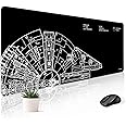 Stanoha Mousepad Desk Mat Gaming Large Keyboard Cute Office Desktop Computer Laptop Black XXL Long Giant Big Cool Modern Design Unique for Women Girls Men Boys Gamer Oversized Wide 30x12'' Mousepad