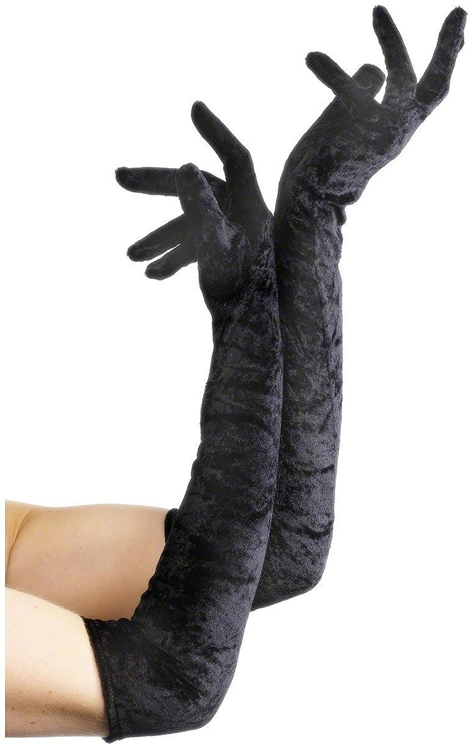 Generique - Black Halloween gloves