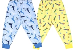 MOEMOE BABY Waterproof Diaper Pants for Potty Training 2 Packs Nighttime Diaper Short for Toddler Boys and Girls