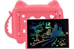 EooCoo Drawing Boards 2024 Upgraded, Kids Toys for 1 2 3 Year Old Girls Boys, 12 Inch Doodle Board Pad Learning and Educational Toys, Birthday/New Year Toys for Ages 2-4 3-8