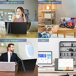 WUAWE 16" Portable Monitor, 1200P 120Hz 100% sRGB