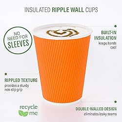 Restaurantware-12 Ounce Disposable Coffee Cups, 500