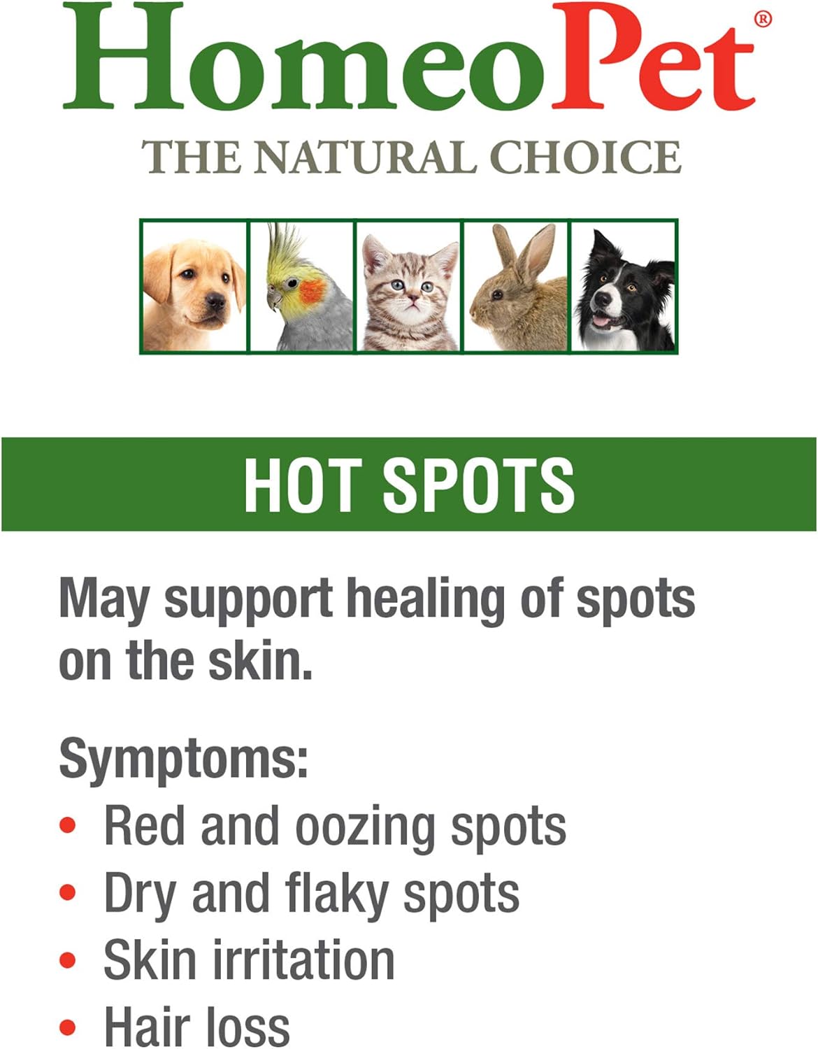 HomeoPet Hot Spots : Pet Itch Remedies : Pet Supplies
