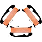 CVLEEC KITE String Handle with 300ft Line Spool, Black, 3 Pack | 300ft per Spool, 3 Pack, Black, String Handle, Includes Line