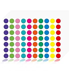 Starboling 2800PCS Dot Stickers,0.5Inch 10 Colors