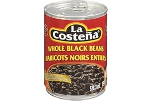 La Costena Whole Black Beans, 528.3 ml (Pack of 1) - Package May Vary