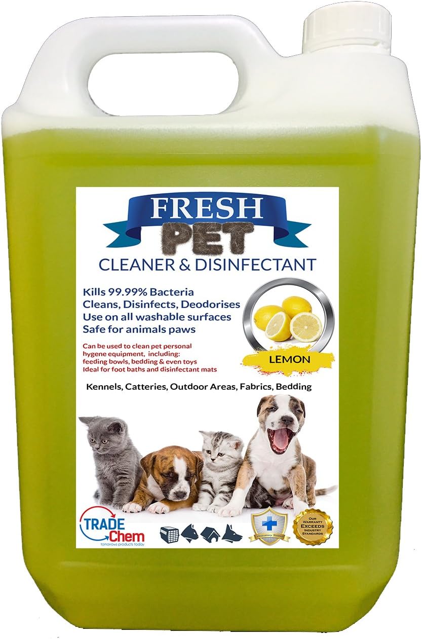 Trade Chemicals Fresh Pet Kennel/Cattery Cleaner & Disinfectant Kills