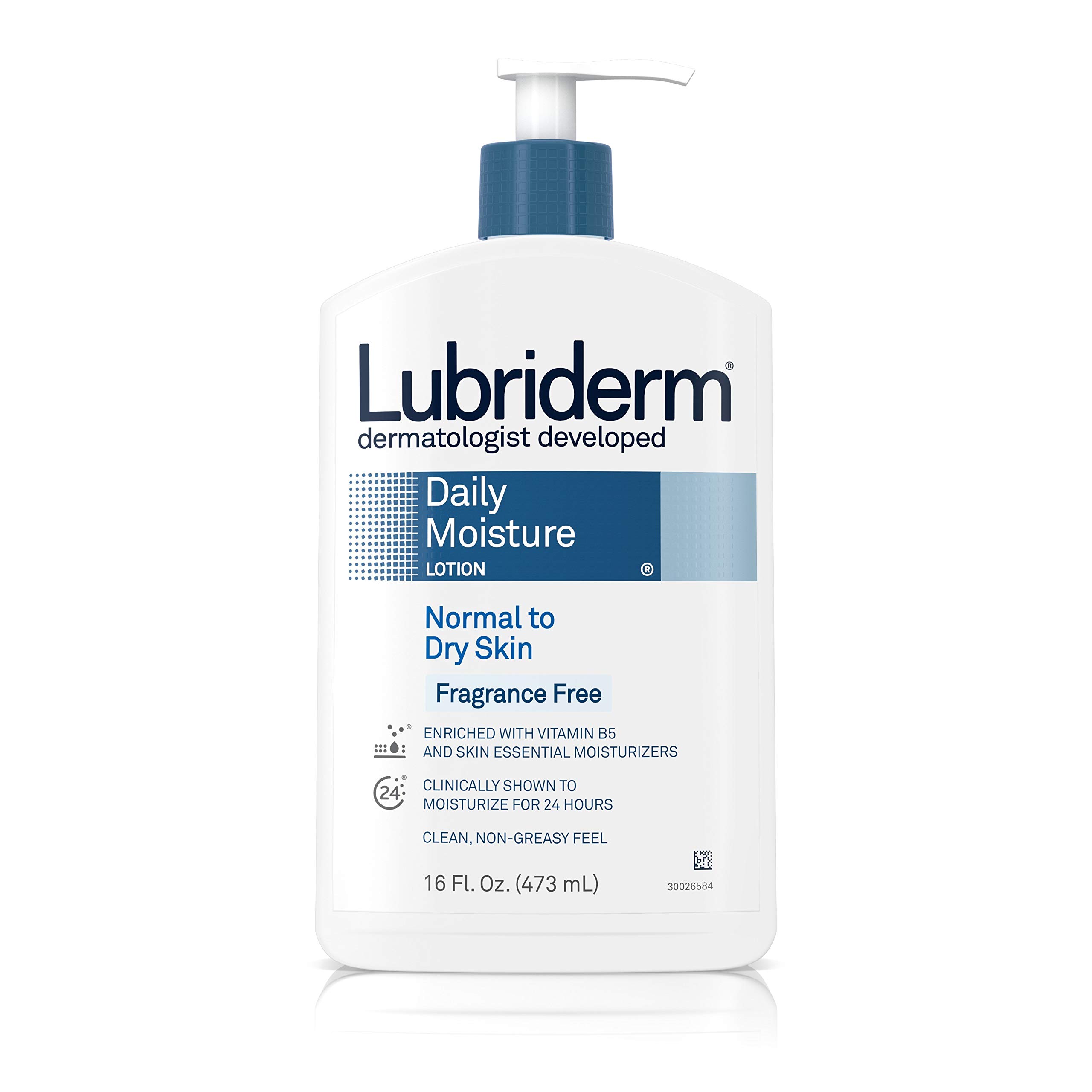 Lubriderm Daily Moisture Lotion For All Skin Types Fragrance Free 473 ml