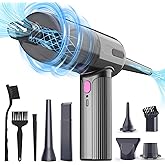 Hayousui 7000Pa Mini Vacuum Cleaner: Handheld Vacuum & Electronics Duster & Hand Pump Cordless Keyboard Vac 3-Gear Compressed