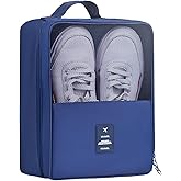 Travel Shoe Bag Holds 3 Pair of Shoes, Hezelf Shoe Storage Pouch for Travel and Daily Use, Travel Suitcase Shoe Organizer, Waterproof