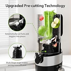 Juicer Machines, Aeitto Cold Press Juicer,4.9" Wide