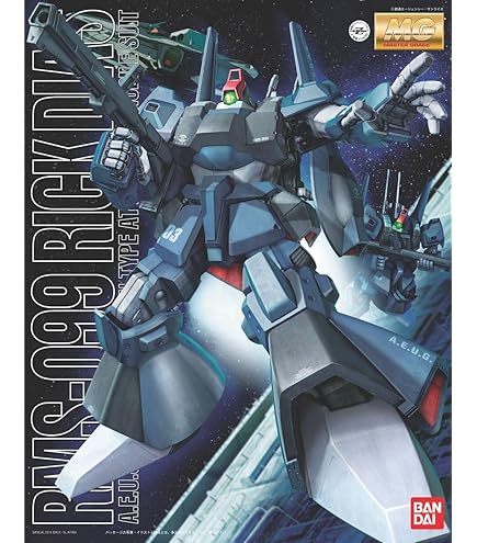 Amazon.com: Gundam RMS-099 Rick Dias Quattro Custom MG 1/100 Scale