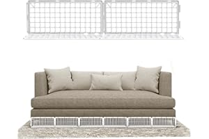 Lekgavd 12PCS Sofa Blocker White Furniture Gap Blocker Used to Prevent Pets and Toys from Getting Under Sofas and beds Easy to Install Remove and Clean. (12PCS White)