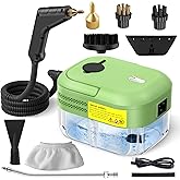 Steam Cleaner for Home & Car, 15s Heat-Up Handheld Steamer for Cleaning, 1.2L Portable High Steam Cleaners, 3BAR Steam Control with 14 pcs Accessories Kit for Car, Floors, Couches, Tiles, Grout