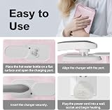 Vivo Technologies Rechargeable Electric Hot Water Bottle 25x17cm Pink view 5