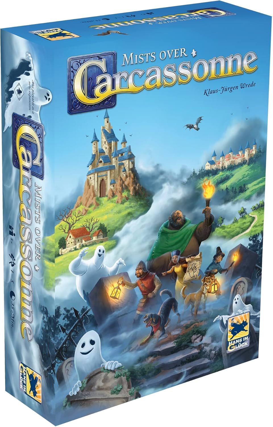 Z-Man Games | Mists over Carcassonne | Board Game | Ages 8+ | 1-5 Players | 35-45 Minutes Playing Time