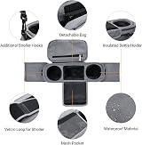 Momcozy Stroller Organizer Pram Bag Multifunctional with Cup Holders view 3