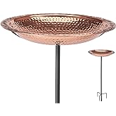 Good Directions BBG18 Copper Bird Bath, Includes Garden Pole, 18&rdquo; Diameter Basin, Polished Copper