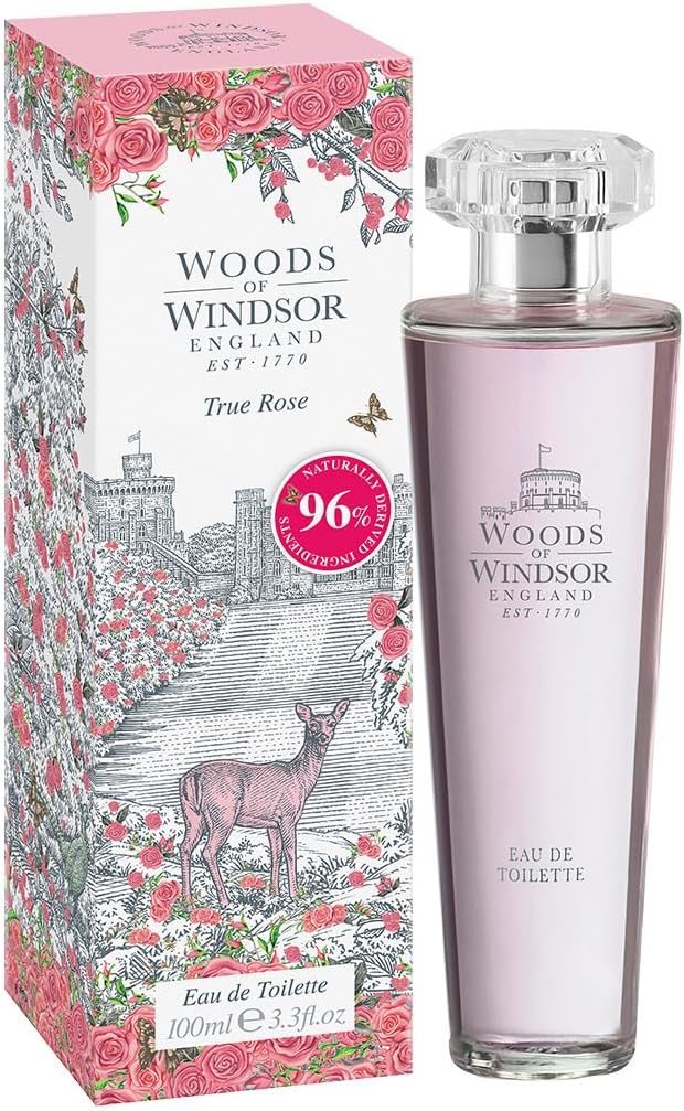 Woods of Windsor True Rose Eau de Toilette 100ml Floral Women's Perfume