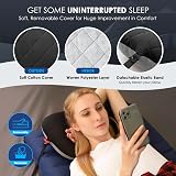 HIKENTURE Ultralight Inflatable Pillow with Removable Cover Neck Support Travel view 5
