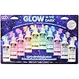 Tulip Glow in the Dark Dimensional Fabric Paint, Permanent DIY Fashion Art, Multi-Surface Craft Paint, Great for Costumes, Pumpkins, Decor, Pack of 10