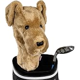 Daphne's Headcovers Yellow Lab Driver Headcover | Premium Driver Headcovers | Funny Golf Club Covers | Stylish Protection for Your Clubs | Men's Golf Gear | Driver Headcover for Men and Women