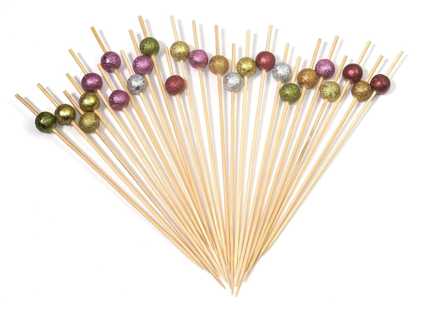 Hamburger Mariage Soiree Pour Gateau Snack Fromage Buffet Sandwich Putwo Pic A Cocktail 100 Pieces 12cm Pique Aperitif Bambou Avec Boules Argentes Brochettes Pour Anniversaire Fruits Fete Equipements Et Fournitures De Restauration