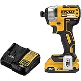 DEWALT 20V MAX Impact Driver, 1/4 Inch, Battery and Charger Included (DCF787D1)