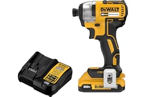 DEWALT 20V MAX Impact Driver, 1/4 Inch, Battery and Charger Included (DCF787D1)