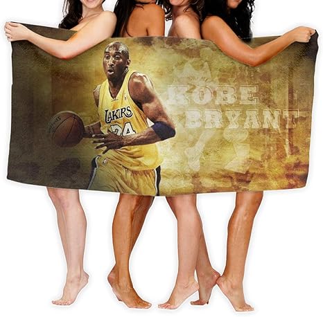 Amazon Co Jp い バスケットボール 選手 コービー 背番号 24 Kobe 7 ビーチタオル マイクロファイ 柔らかい 人気 安い 肌触り抜群 バスタオル おしゃれ 大きい 速乾 軽くて薄手 抗菌防臭 長方形 海水浴 旅行用タオル 折りたたみ 吸水性バス 約80x130cm ホーム キッチン