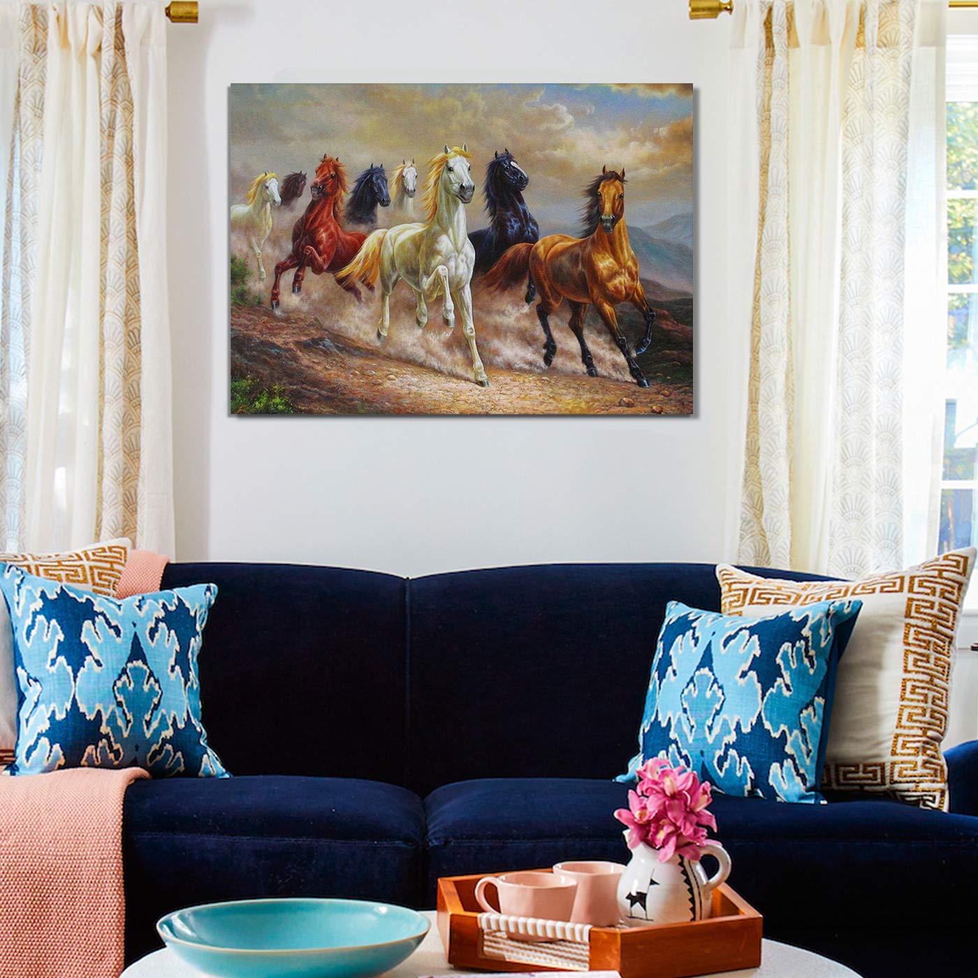 7 Horse canvas painting 7 Horse canvas painting